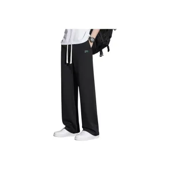 NOME Preppy Style Wide Leg Sports Casual Pants Unisex