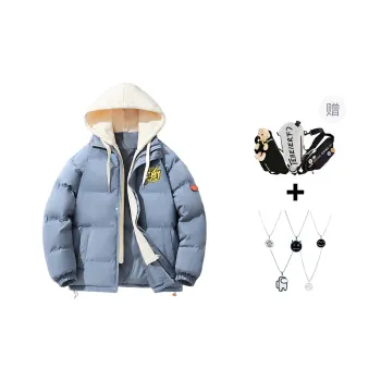 LIGHTNING MONSTER Puffer Jacket Unisex Comes With Crossbody Bag Necklace