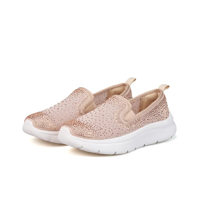 Joy&Mario Breathable Lightweight Height Increasing Low Top Casual Shoes Women's-3
