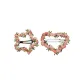 2 Pcs Embroidery Floral BB Clip-Stars+Heart