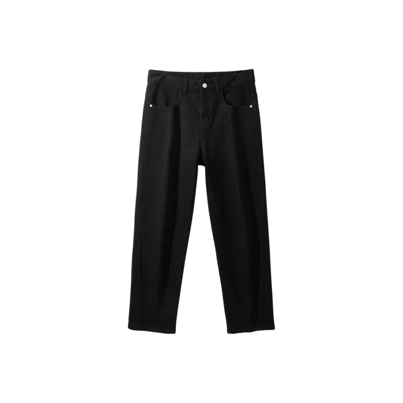 FAIRWHALE Jeans Men's Pure Black-0