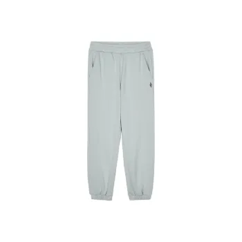 Skechers Yazhuan Series Knitted Sports Pants Men's High Rise Gray