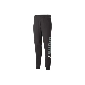 PUMA ESS+ LOGO LAB SWEATPANTS TR CL Knitted Sweatpants Men's Black