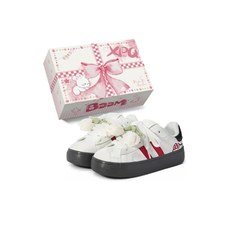 XPQ Coverage Slip Resistant And Abrasion Resistant Low Top Skateboard Shoes Women's-25