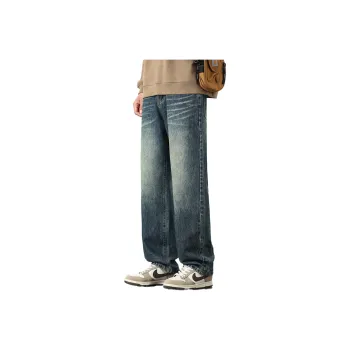 FASTFISH Jeans Men's Nostalgic Blue