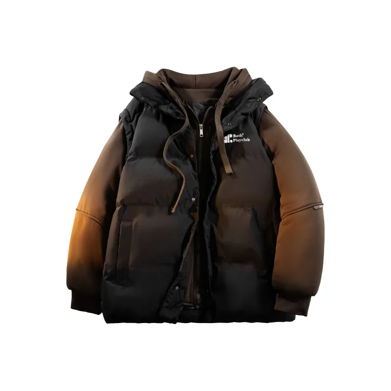 BOTH PLAY Puffer Jacket Unisex Umber-0