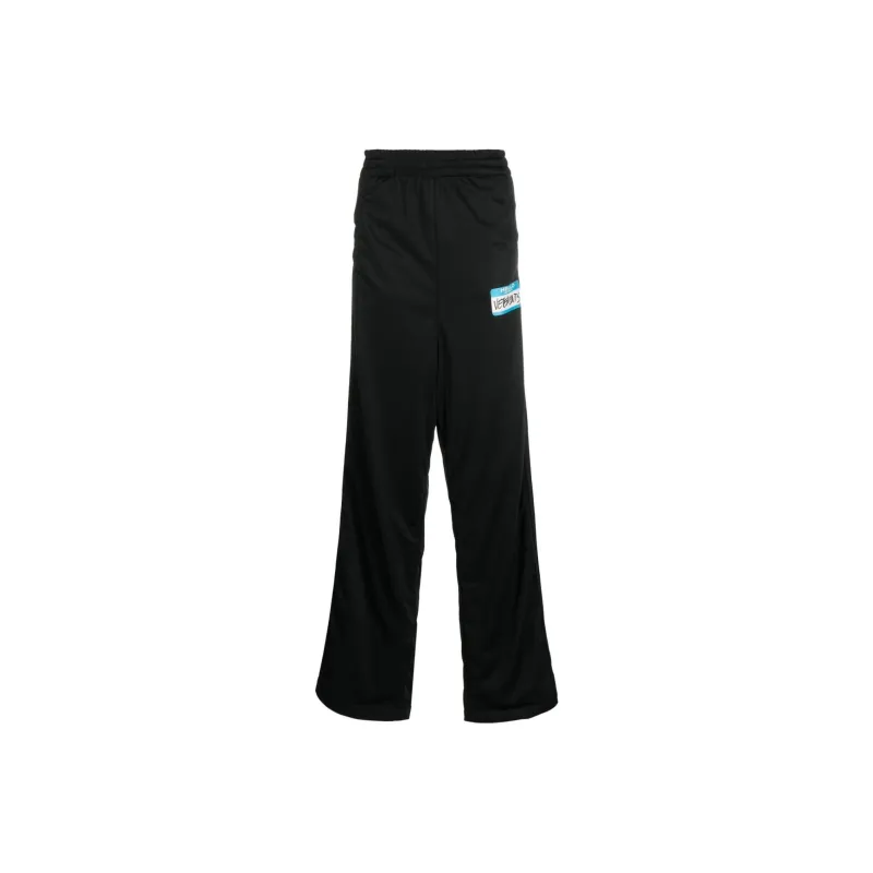 Vetements Logo print Wide leg Trousers-0