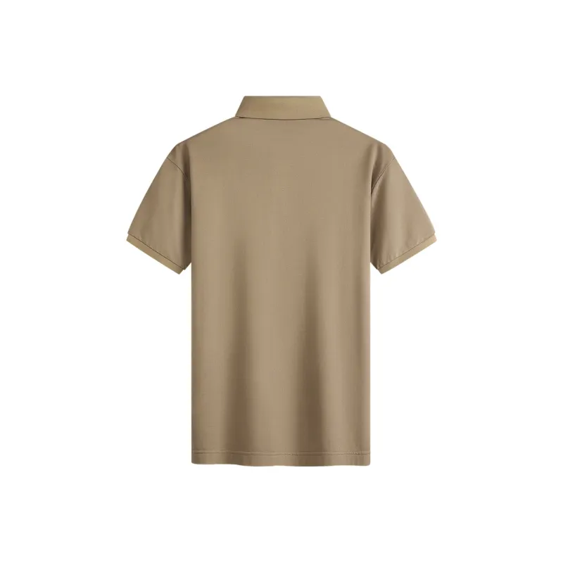 Dance With Wolves Polo Shirt Men's Khaki-1