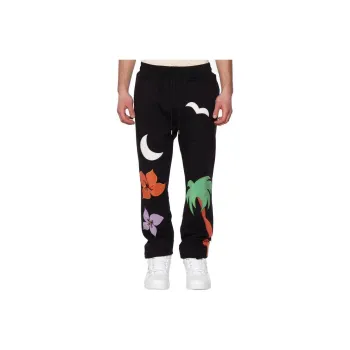 Just Don Embroidered Straight Track Pants
