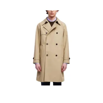 HAZZYS Trench Coats Men Beige