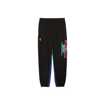 PUMA Basketball Collection Knitted Sports Pants Men's Black