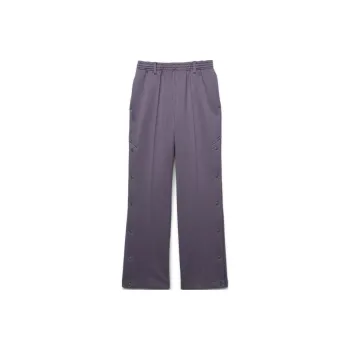 Asics AW24 SIDE SNAP KNIT PANTS Knitted Sweatpants Unisex Lavender Gray