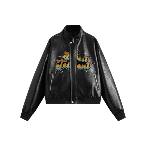 TELENT Leather Jacket Unisex Black