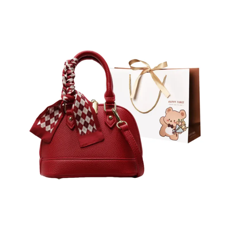 ERANGBEAR PU Dome Bag Handbag Women's Multicolor-2