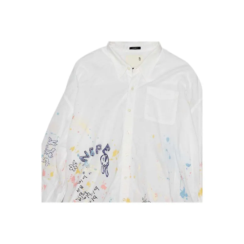 R13 Paint splatter Shirt-4
