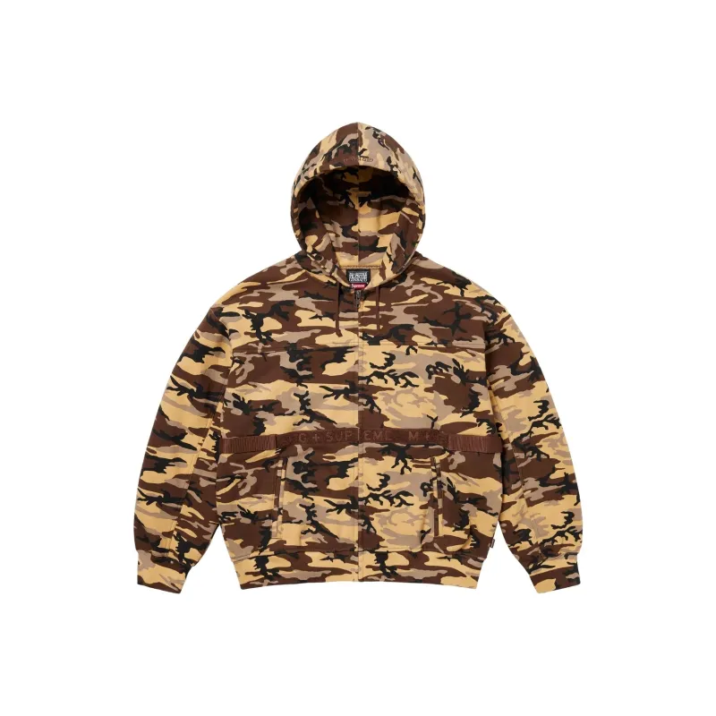 Supreme Marithé + François Girbaud Zip Up Hooded Sweatshirt-2