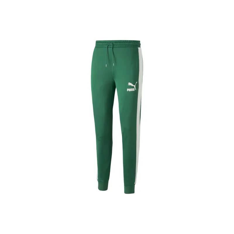 PUMA T7 Iconic Track Knitted Sports Pants Men's Rattan Color-0