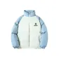 Beige Apricot & Light Blue