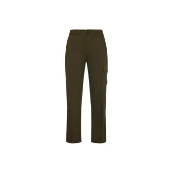 STONE ISLAND Pressed Crease Straight Leg Trousers