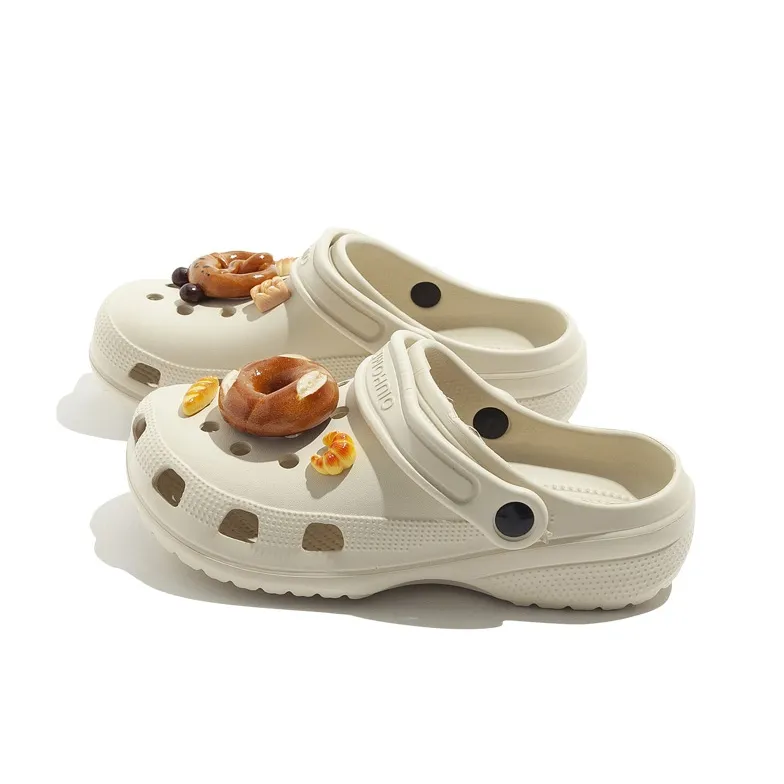BEIER Clogs Women's Bagel Khaki-1