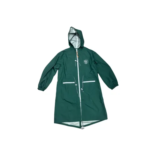LOEWE Trench Coats Men Green