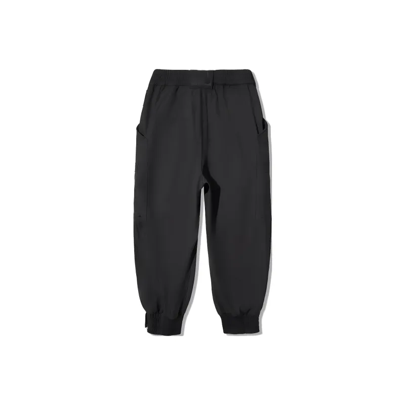 LiNing Li Ning X Jackie Chan Co branded Kung Fu Series Knitted Sports Pants Men's Black-0
