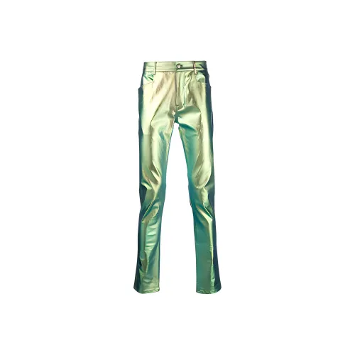 RICK OWENS/RO Casual Pants Men's Neon Green