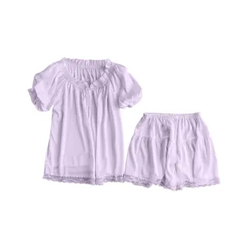 Flowers In Water Pajama Set Women's