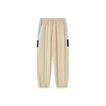 QIAODAN Dry Knitted Sports Pants Men's Nutty Color/Sunny Mountain Blue