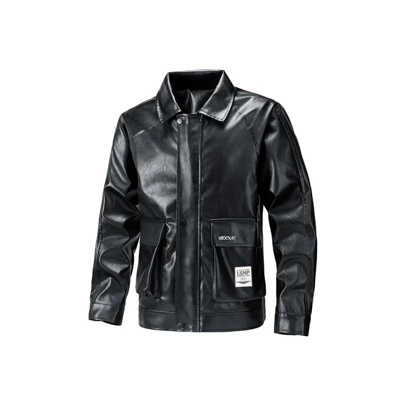 LISENPOK Leather Jackets Unisex-2