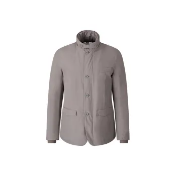 HERNO High Neck Buttoned Padded Jacket