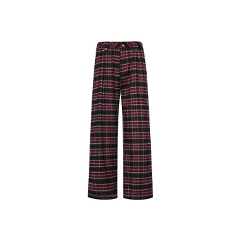 GTRG Casual Pants Unisex Burgundy