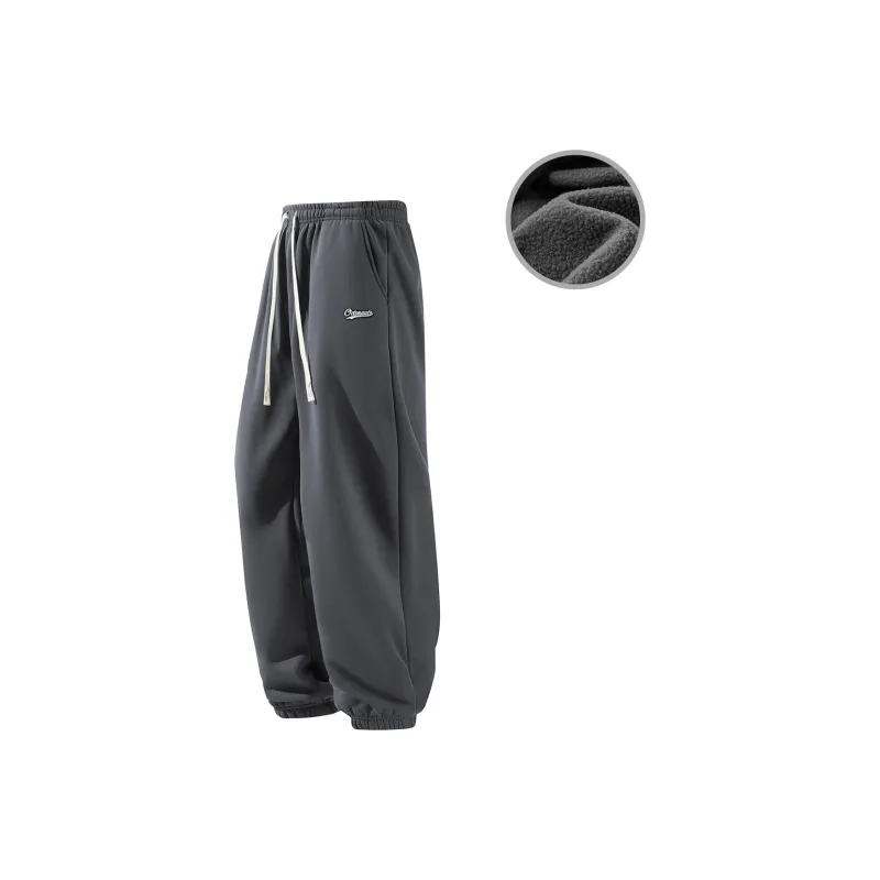 Small Columns Under The Sea Knitted Sports Pants Unisex-26