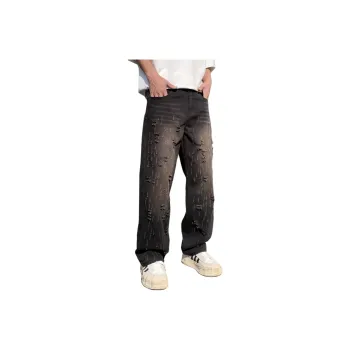 SONGS ALONG Jeans Unisex Black