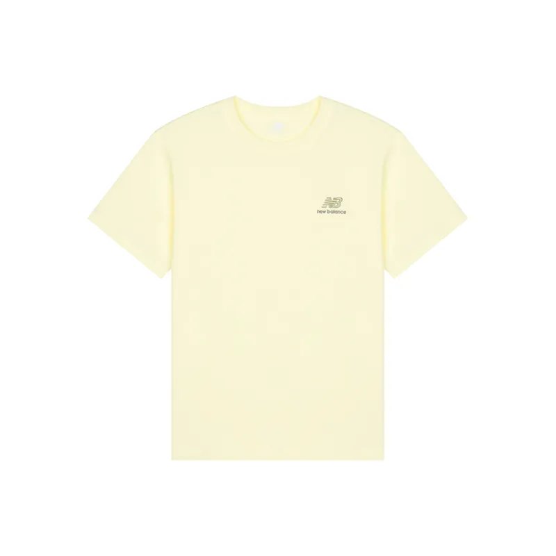 New Balance Set-in Sleeve T-Shirt Unisex Yellow-0
