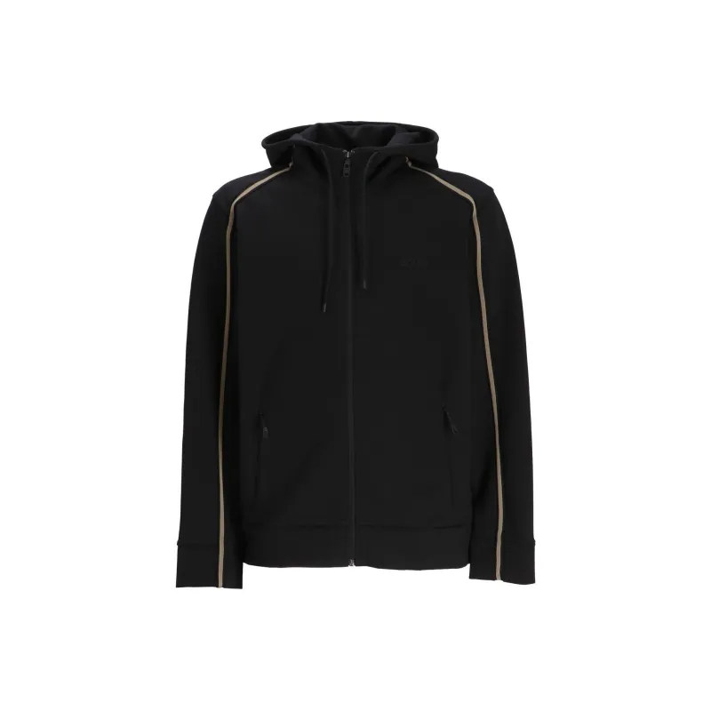 HUGO BOSS Zip Up Drawstring Hoodie-0