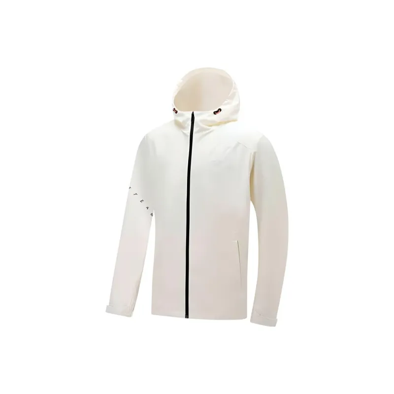 XTEP Variety Training Collection Trench Coat Men's Antique White-0