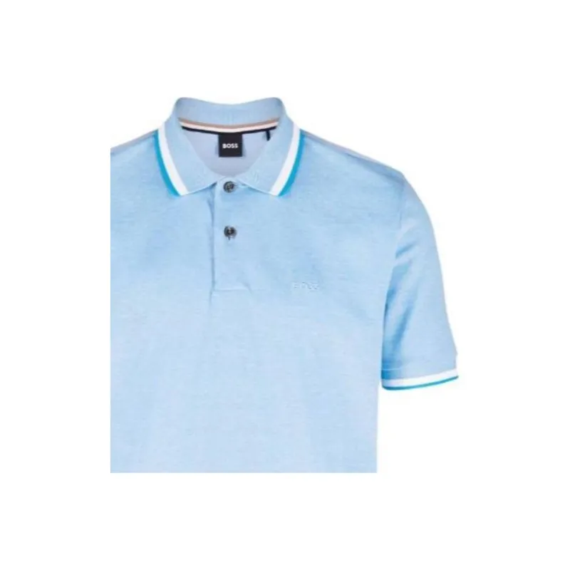HUGO BOSS SS23 Polo Shirt Men's Sky Blue-4