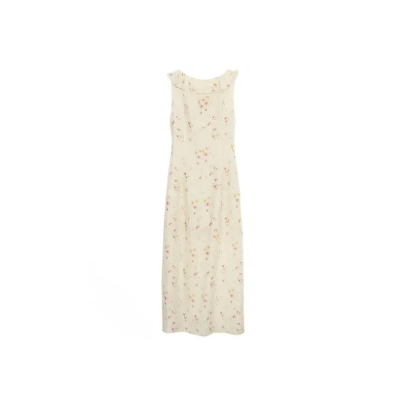 JOSR Sleeveless Dress Women's Apricot-1