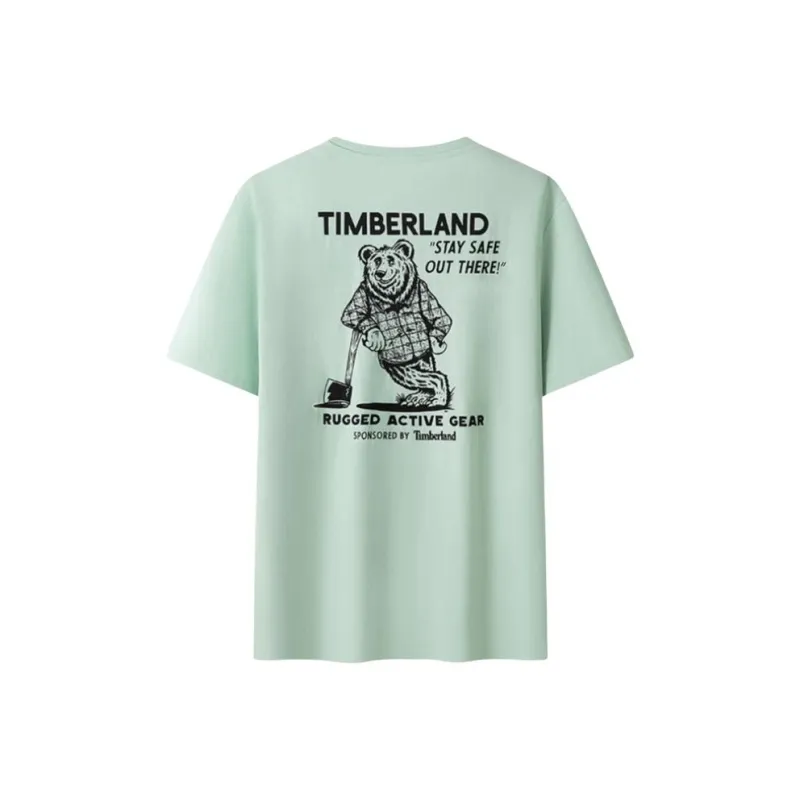 Timberland SS25 T Shirt Men's ENE Blue-1