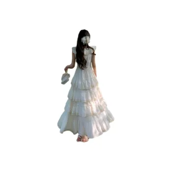 The Temptation Of The Muse Slip Dress Women's Apricot