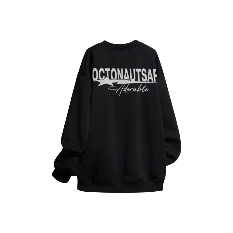 Small Columns Under The Sea Sweatshirt Unisex Black-27