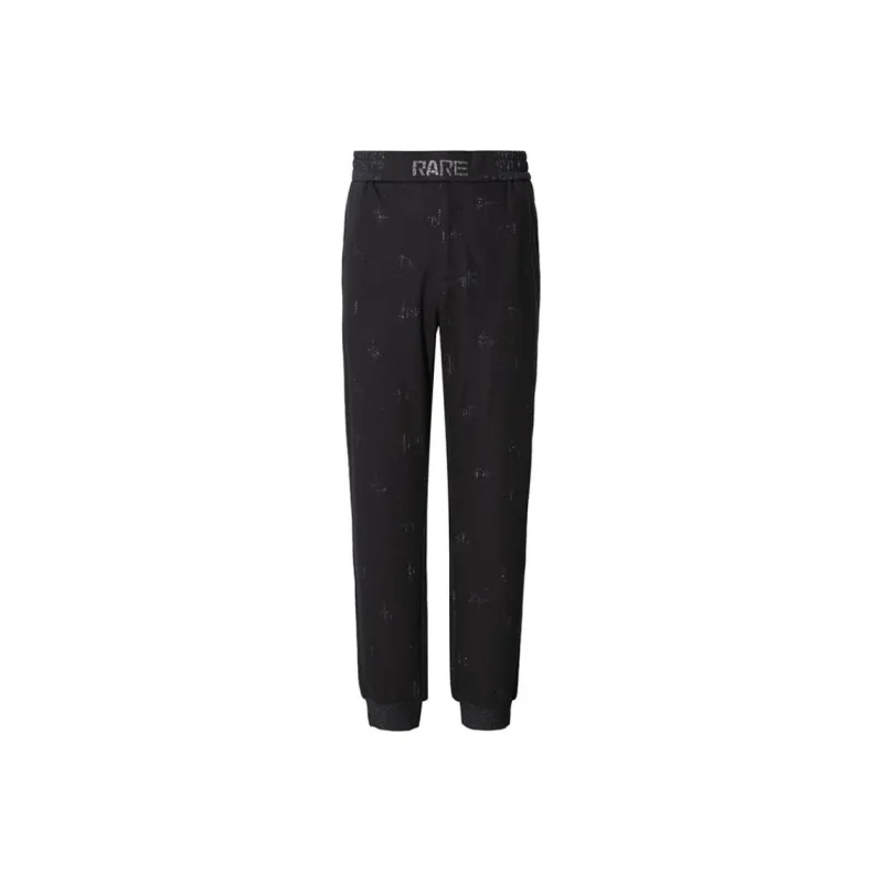 RARE Knitted Sports Pants Men's Black-0