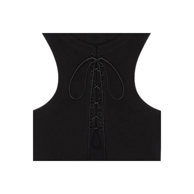 Givenchy Lace up Strappy Top-3