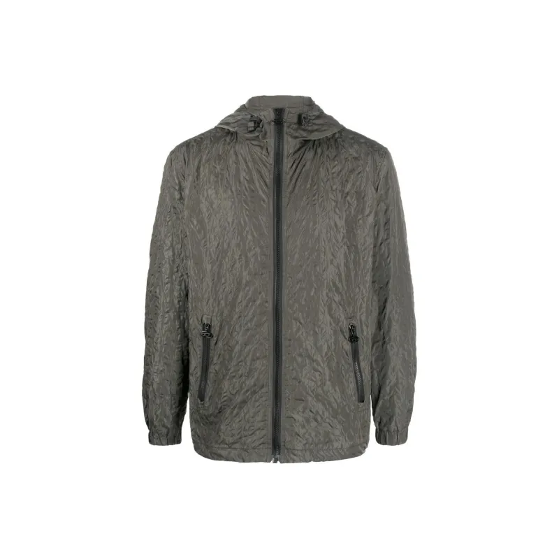 DIESEL Crinkled finish Windbreaker-0