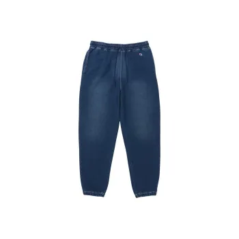 Champion Knitted Sports Pants Men's Washed Blue
