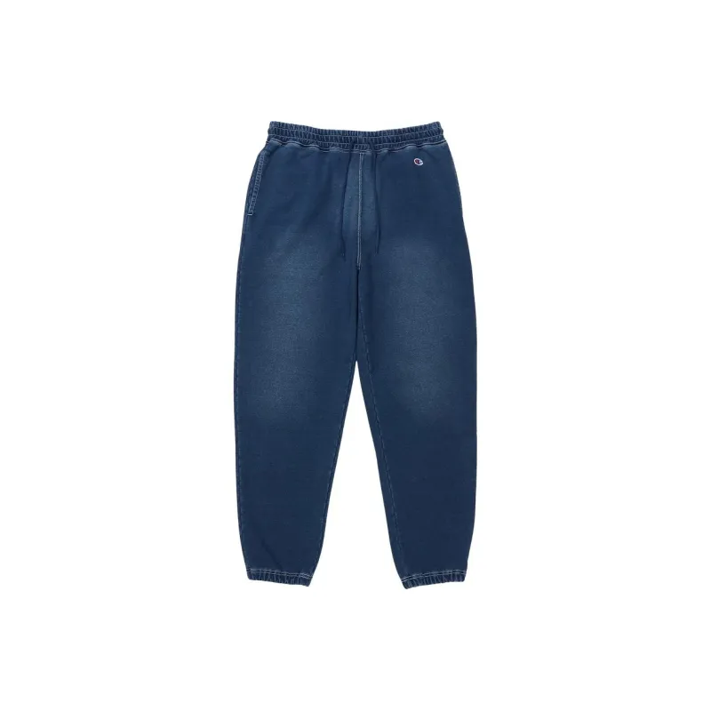 Champion Knitted Sports Pants Men's Washed Blue-0