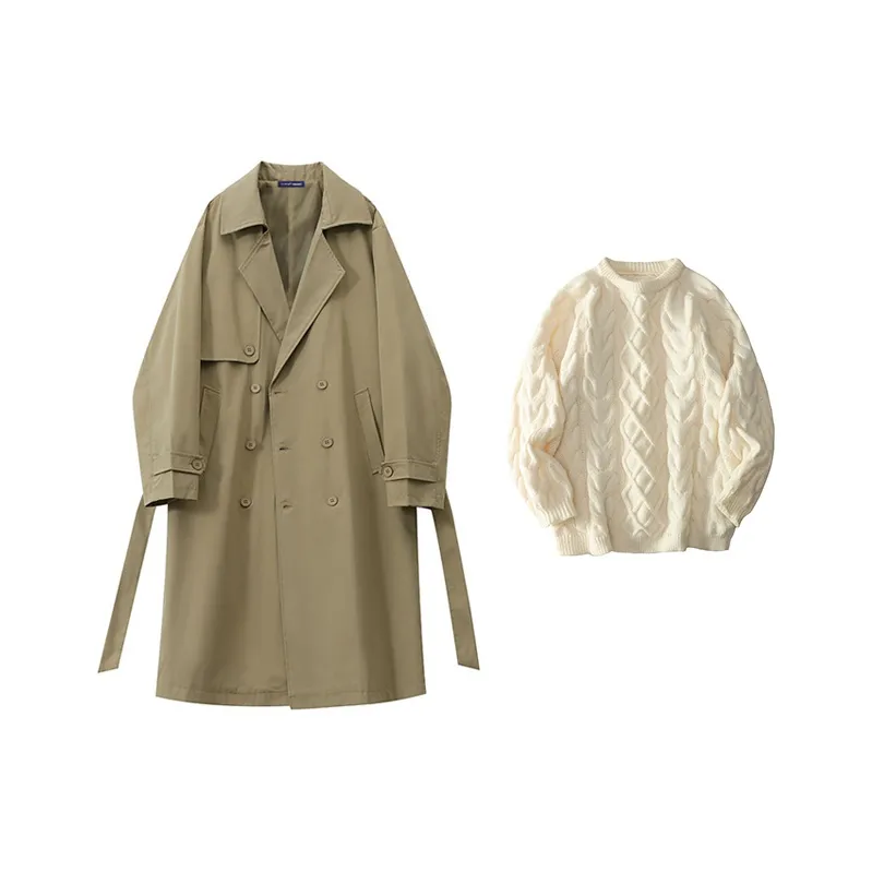FAX FOR FMACM x For People Trench Coat Unisex-10