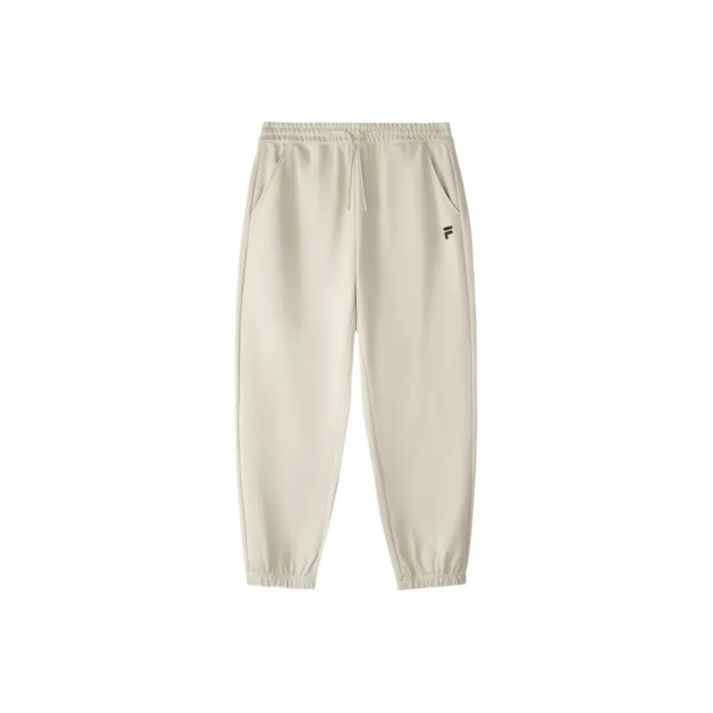 FILA FUSION FOB Series Knitted Sports Pants Men's Beanstalk Gray-0