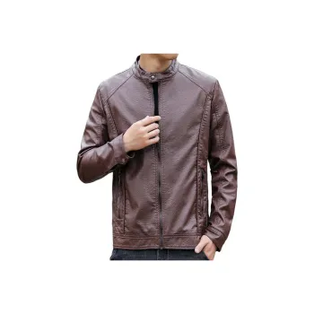 PIERRE CARDIN Leather Jacket Unisex